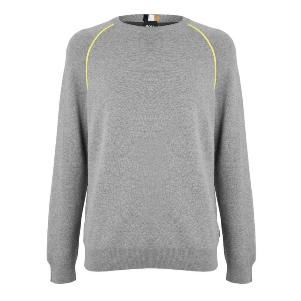 Boss Mens Knitted  Sweater Top / Bright Yellow